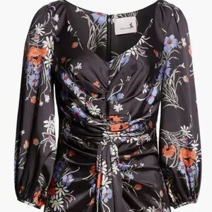 Cinq a Sept Three Quarter Sleeve Walker Dress